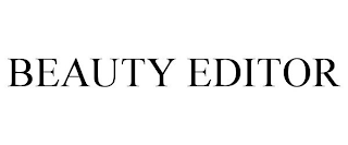 BEAUTY EDITOR