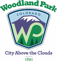 WOODLAND PARK COLORADO WP CITY ABOVE THE CLOUDS 1891