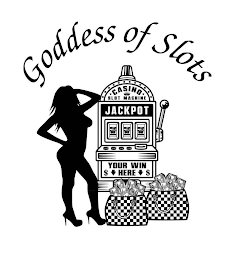 GODDESS OF SLOTS CASINO SLOT MACHINE JACKPOT YOU WIN HERE