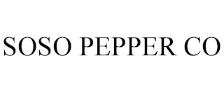 SOSO PEPPER CO