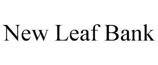 NEW LEAF BANK