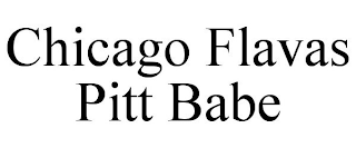 CHICAGO FLAVAS PITT BABE