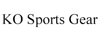 KO SPORTS GEAR