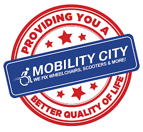 MOBILITY CITY WE FIX WHEELCHAIRS, SCOOTERS & MORE! PROVIDING YOU A BETTER QUALITY OF LIFE