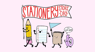 STATIONERY STORE · DAY · IT'S OUR DAY MEMO