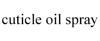 CUTICLE OIL SPRAY