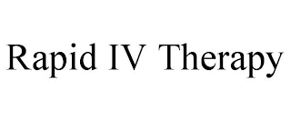 RAPID IV THERAPY