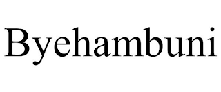 BYEHAMBUNI