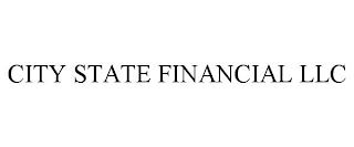 CITY STATE FINANCIAL LLC