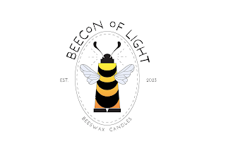 BEECON OF LIGHT EST. 2023 BEESWAX CANDLES