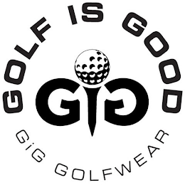 GOLF IS GOOD GIG GIG GOLFWEAR