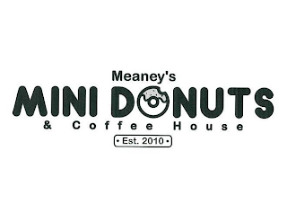 MEANEY'S MINI DONUTS & COFFEE HOUSE · EST. 2010 ·