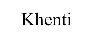 KHENTI