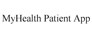 MYHEALTH PATIENT APP