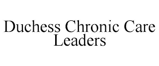 DUCHESS CHRONIC CARE LEADERS