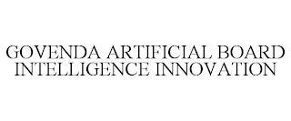 GOVENDA ARTIFICIAL BOARD INTELLIGENCE INNOVATION