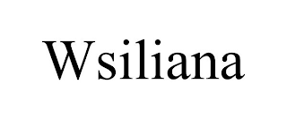 WSILIANA