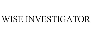 WISE INVESTIGATOR