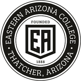 EASTERN ARIZONA COLLEGE THATCHER, ARIZONA FOUNDED EA 1888