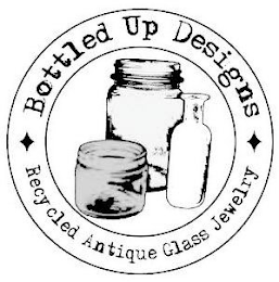 BOTTLED UP DESIGNS RECYCLED ANTIQUE GLASS JEWELRY