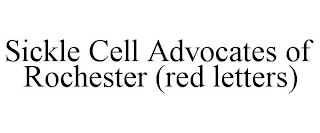 SICKLE CELL ADVOCATES OF ROCHESTER (RED LETTERS)