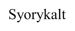 SYORYKALT