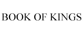 BOOK OF KINGS