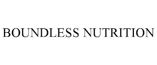 BOUNDLESS NUTRITION