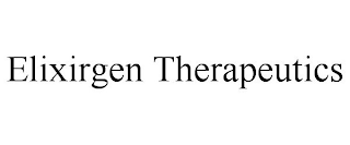 ELIXIRGEN THERAPEUTICS