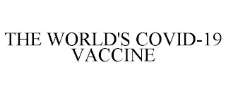 THE WORLD'S COVID-19 VACCINE