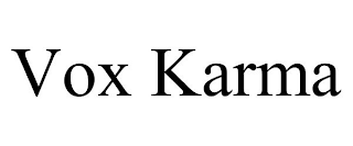 VOX KARMA