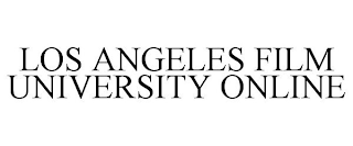 LOS ANGELES FILM UNIVERSITY ONLINE