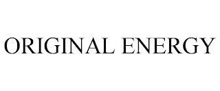 ORIGINAL ENERGY