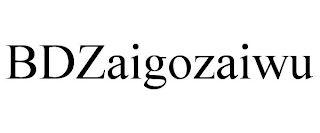 BDZAIGOZAIWU