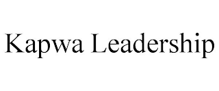 KAPWA LEADERSHIP