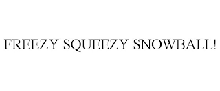 FREEZY SQUEEZY SNOWBALL!