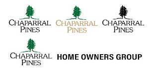 CHAPARRAL PINES CHAPARRAL PINES CHAPARRAL PINES CHAPARRAL PINES HOME OWNDERS GROUP