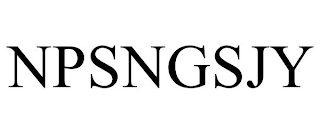 NPSNGSJY