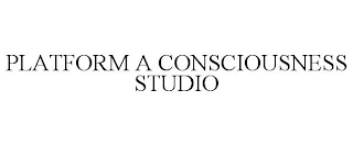 PLATFORM A CONSCIOUSNESS STUDIO