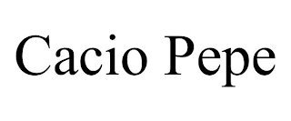 CACIO PEPE