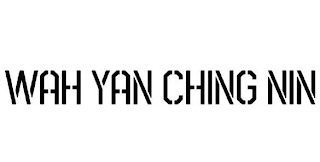 WAH YAN CHING NIN