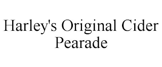 HARLEY'S ORIGINAL CIDER PEARADE