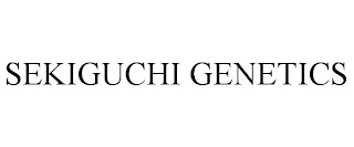 SEKIGUCHI GENETICS