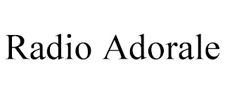 RADIO ADORALE