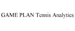 GAME PLAN TENNIS ANALYTICS