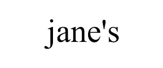 JANE'S