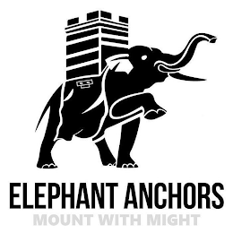 ELEPHANT ANCHORS MOUNT WITH MIGHT