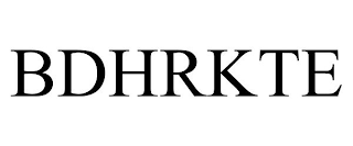 BDHRKTE