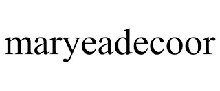 MARYEADECOOR