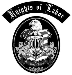 KNIGHTS OF LABOR GOD · FAMILY · BROTHERHOOD
